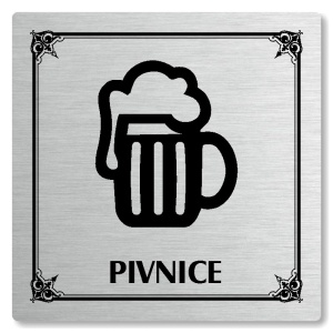 Pivnice, 148x148mm, stříbrná, Nebraska